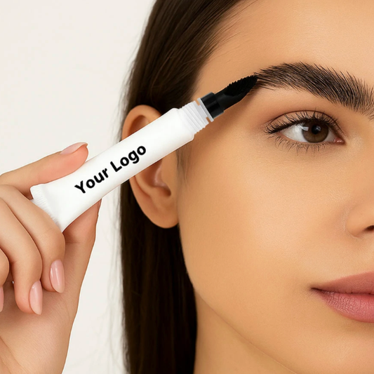 All-in-one Eyebrow Styling Gel: White Tube Clear Gel